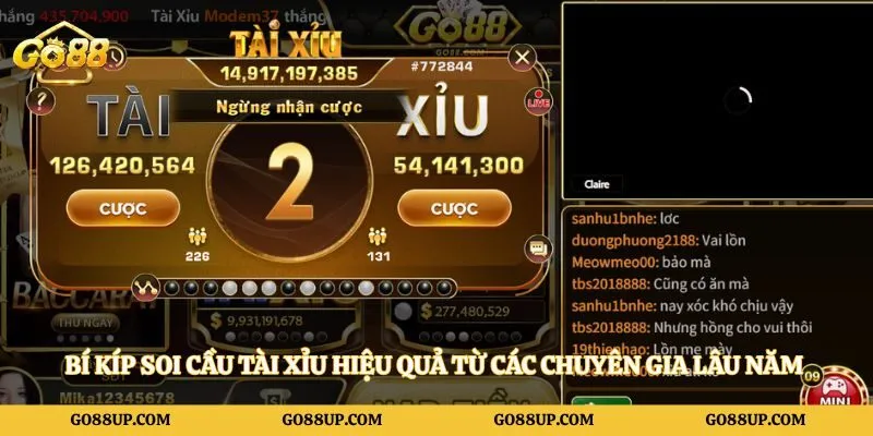 Bí kíp soi cầu tài xỉu hiệu quả từ các chuyên gia lâu năm