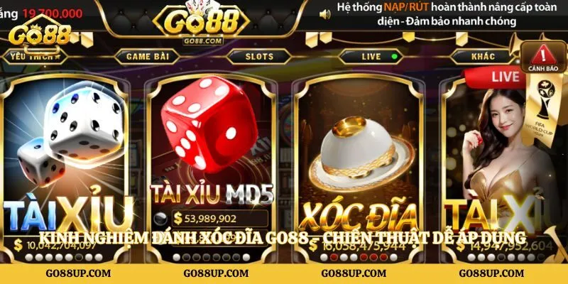 Kinh Nghiệm Đánh Xóc Đĩa Go88 - Chiến Thuật Dễ Áp Dụng 